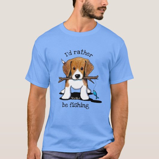 KiniArt Beagle Pup Tシャツ (正面)
