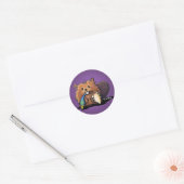 KiniArt Beaver IIスタンプ ラウンドシール (封筒)