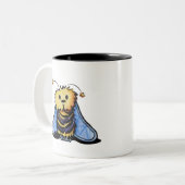 KiniArt Bee 2トーンコーヒーマグ ツートーンマグカップ (正面左)