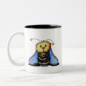 KiniArt Bee 2トーンコーヒーマグ ツートーンマグカップ (左)