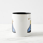 KiniArt Bee 2トーンコーヒーマグ ツートーンマグカップ (中央)