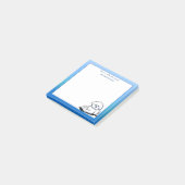 KiniArt Bichon Friseポストイットノート ポストイット (アングル)