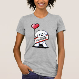 KiniArt Bichon Love Always Tシャツ