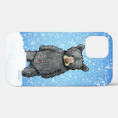 KiniArt Black Bear iPhone / iPadケース Case-Mate iPhoneケース (裏面 (横))