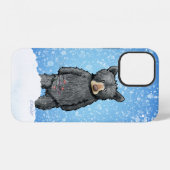 KiniArt Black Bear iPhone / iPadケース iPhoneケース (裏面横)