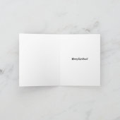 KiniArt Cainnトナカイのクリスマスカード シーズンカード (内部)