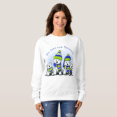 KiniArt Cozy Crew Dogs スウェットシャツ (正面フル)