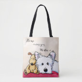 KiniArt DittoとPudge トートバッグ (正面)