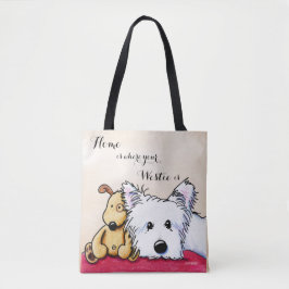 KiniArt DittoとPudge トートバッグ