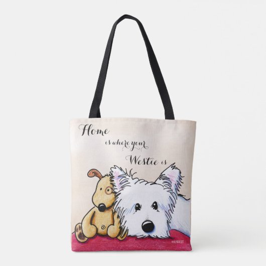 KiniArt DittoとPudge トートバッグ (裏面)