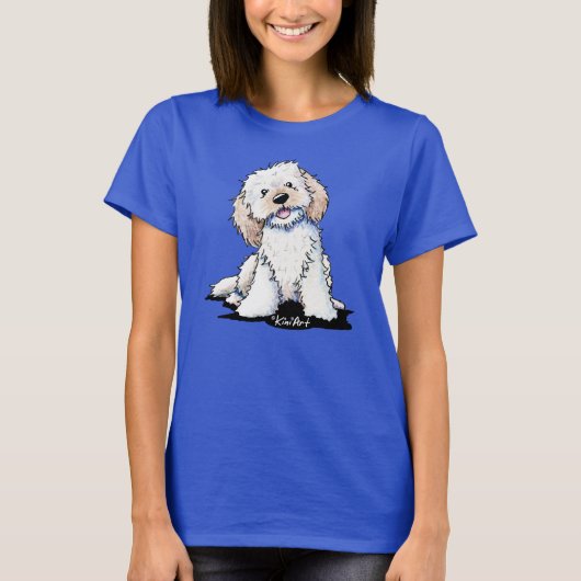 KiniArt Doodle 子犬 Tシャツ (正面)