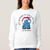 KiniArt Dragon Christmas Sweatshirt スウェットシャツ (正面)