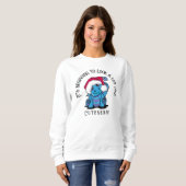 KiniArt Dragon Christmas Sweatshirt スウェットシャツ (正面フル)