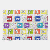 KiniArt Flowerbox Westies キッチンタオル (横)