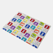 KiniArt Flowerbox Westies ドアマット (アングル)