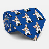 KiniArt French Bulldog Neck Tie ネクタイ (ロール)
