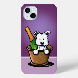 KiniArt Happy New Year Westie iPhone 15 Miniケース