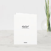 KiniArt Havaneseのバレンタインカード シーズンカード (裏面)