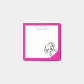 KiniArt Havanese Notes ポストイット (正面)