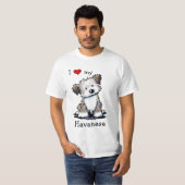 KiniArt Havanese Tシャツ (正面フル)