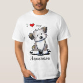 KiniArt Havanese Tシャツ (正面)