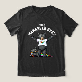 KiniArt LGBTQIAママバイヤーハグTシャツ トライブレンドTシャツ