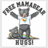 KiniArt Mama Bear Hugsステッカー シール (シート)