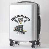 KiniArt Mama Bear Hugsステッカー シール (スーツケース)