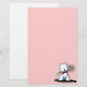 KiniArt Mr. Pawfect Westie文房具 便箋 (正面/裏面)