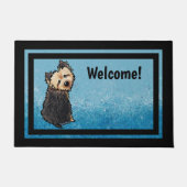 KiniArt Norwich Terrier Doormat ドアマット (正面)