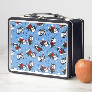 KiniArt Old English Sheepdog Lunchbox メタルランチボックス