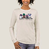 KiniArt Party Dogs T-Shirt トライブレンドＴシャツ (正面)