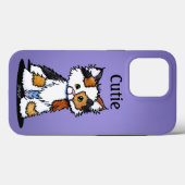 KiniArt Patches Calico KittenCase-Mate iPhoneケース Case-Mate iPhoneケース (裏面 (横))