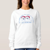 KiniArt Polar Bear Christmas Sweatshirt スウェットシャツ (正面)