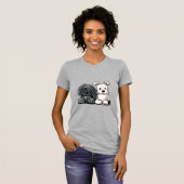 KiniArt PuriとPumi Tシャツ (正面フル)