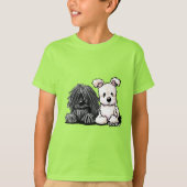 KiniArt PuriとPumi Tシャツ (正面)