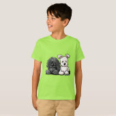 KiniArt PuriとPumi Tシャツ (正面フル)