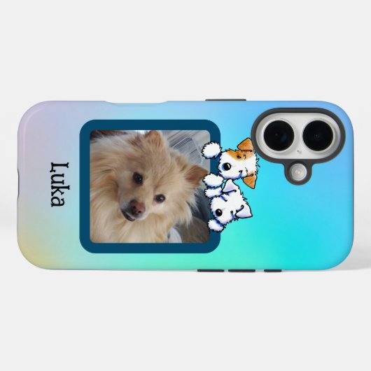 KiniArt Sealyham写真 Case-Mate iPhoneケース (裏面 (横))