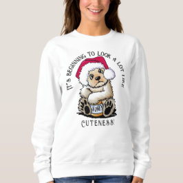 KiniArt Spirit Bear Christmas Sweatshirt スウェットシャツ