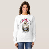 KiniArt Spirit Bear Christmas Sweatshirt スウェットシャツ (正面フル)