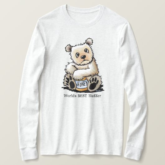 KiniArt Spirit Bear Hugger Tシャツ (デザイン正面)