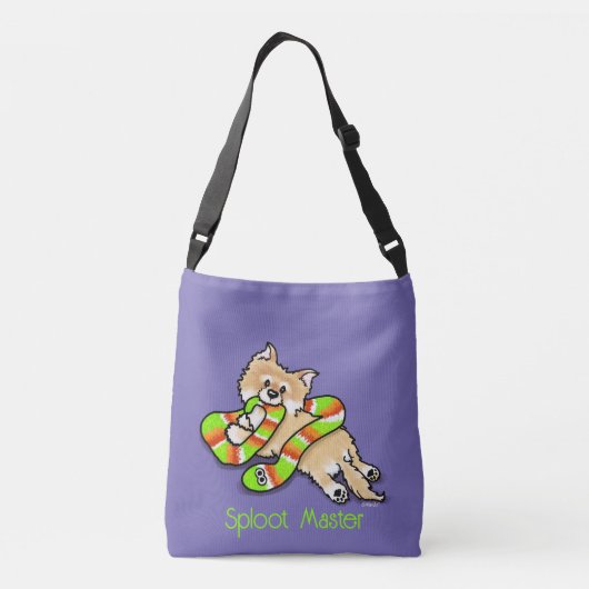 KiniArt Sploot Master Pom クロスボディバッグ (裏面)