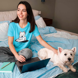 KiniArt Talk Westie To Me T-Shirt Tシャツ