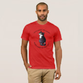 KiniArt Tuxedo猫好きTシャツ Tシャツ (正面フル)