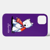 KiniArt Westieのキツネの恋人 Case-Mate iPhoneケース (裏面 (横))