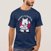KiniArt Westieの救助 Tシャツ (正面)