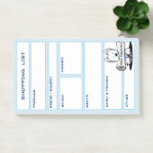 KiniArt Westie食料品店リストの投稿 ポストイット (オフィス)