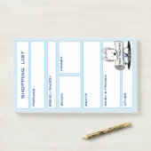 KiniArt Westie食料品店リストの投稿 ポストイット (デスク)