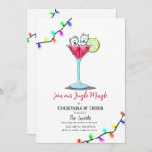 KiniArt Westie Christmas Party Invitations  シーズンカード (正面/裏面)