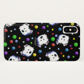 KiniArt Westie Polka Dot Case-Mate iPhoneケース (裏面(横))